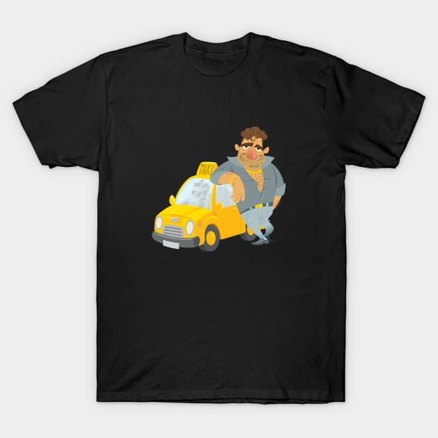 Taxi Driver funny design, gift idea T-Shirt by Stell_a